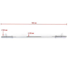 Гриф BioGym 1500 мм 320 кг.(Прямий), код: TA-8069
