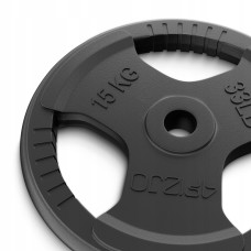 Диск металевий 4Fizjo 26 мм, 2x15 кг, чорний, код: P-5905973401371