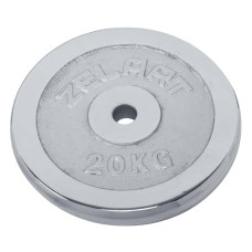 Диски хромовані Zelart d-30мм, 20кг, код: TA-7786-20-S52