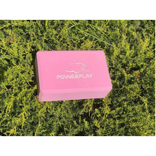 Блок для йоги PowerPlay Yoga Brick EVA рожеві, 2шт, код: PP_4006_Pink_2in