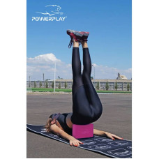 Блок для йоги PowerPlay Yoga Brick EVA рожеві, 2шт, код: PP_4006_Pink_2in