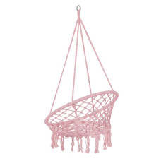 Підвісне крісло-гойдалка (плетене) Springos Pink, код: SPR0042