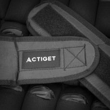 Жилет-обважнювач для тренувань Actiget 10 кг зі змінною вагою Black, код: ACT0122