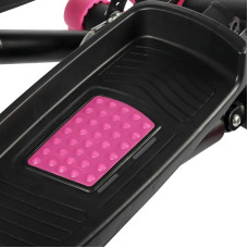 Міні-степпер поворотний з еспандерами SportVida Black/Pink, код: SV-HK0358