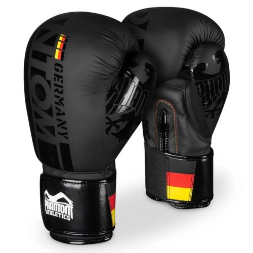 Рукавички боксерські Phantom Germany Black, 12 унцій, код: PHBG2189-12