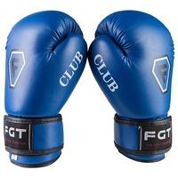 Боксерські рукавички FGT Club Flex 8oz, синій, код: FCLUB-82-WS