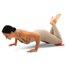 Підставка під коліно та лікоть для йоги 2 штуки Bloom Yoga Pads 190x15мм, червоний, код: LB7032-S52