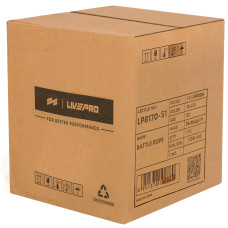 Канат для кросфіту LiveUp 9м, чорний, код: LP8170-9