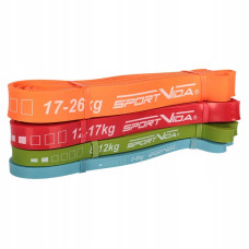 Еспандер-петля SportVida Power Band 4 шт 0-26 кг, код: SV-HK0341