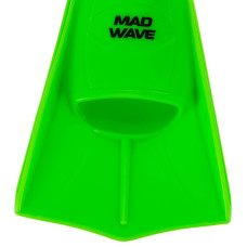 Ласти для тренувань в басейні короткі із закритою п'ятою MadWave розмір 35-36, зелений, код: M074710310W