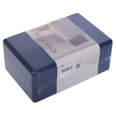 Блок для йоги пробковий Bloom 229x100x150 мм, синій, код: LB7040_BL