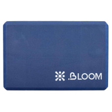 Блок для йоги пробковий Bloom 229x100x150 мм, синій, код: LB7040_BL