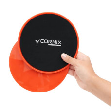Диски-слайдери для ковзання (глайдингу) Cornix Sliding Disc 2 шт, помаранчевий, код: XR-0180