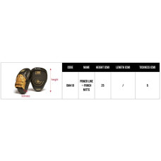 Лапи боксерські Leone Power Line Black, код: 500103-RX