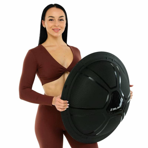 Балансувальна платформа напівсфера Bosu MDbuddy 63 см, чорний, код: FI-5458