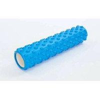 Масажний ролик EasyFit Grid Roller PRO 45 см синій, код: EF-2029-Bl