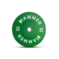 Бамперний диск Hammer 10 кг, зелений, код: 17052-S25