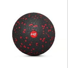 Масажний м'яч EPP 80 мм Hop-Sport HS-S008MBR чорно-червоний, код: 5902308233294