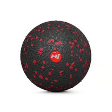 Масажний м'яч EPP 80 мм Hop-Sport HS-S008MBR чорно-червоний, код: 5902308233294