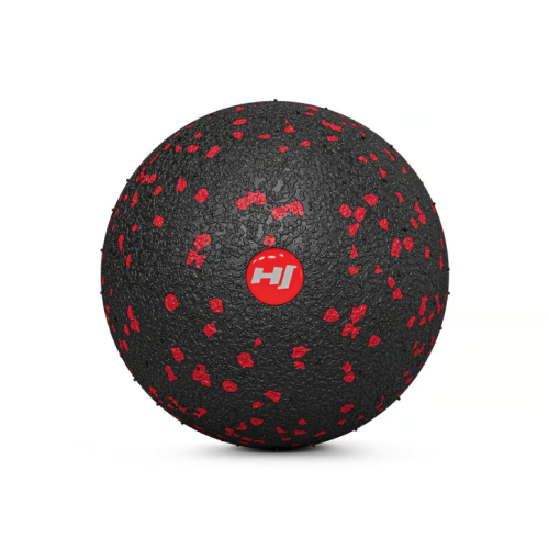 Масажний м'яч EPP 80 мм Hop-Sport HS-S008MBR чорно-червоний, код: 5902308233294