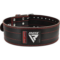 Пояс для пауерліфтингу шкіряний RDX RD1 M, чорний-червоний, код: WPB-RD1R-M
