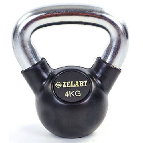 Гиря обгумована Zelart 4 кг., код: TA-5162-4