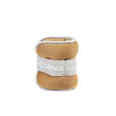 Обважнювачі-манжети для ніг та рук Cornix 2x1 кг, хакі-сірий, код: XR-0355
