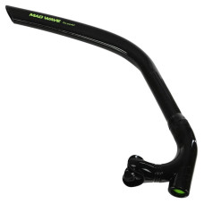 Трубка фронтальна дихальна для плавання MadWave Pro Snorkel, чорний, код: M077301_BK