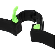 Трубка фронтальна дихальна для плавання MadWave Pro Snorkel, чорний, код: M077301_BK