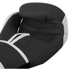 Боксерські рукавиці Twins PVC 12 унцій, чорний, код: BO-9476_12BK