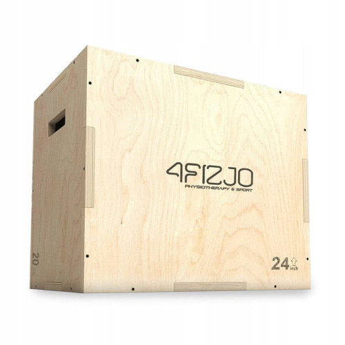 Бокс пліометричний 4Fizjo 3в1 750x600x500 мм, дерев