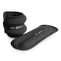 Обважнювачі для ніг та рук Hop-Sport HS-S005WB 2х2,5кг чорні, код: 5902308226418