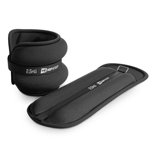 Обважнювачі для ніг та рук Hop-Sport HS-S005WB 2х2,5кг чорні, код: 5902308226418