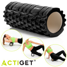 Масажний ролик Actiget EVA 33 x 13.5 см (валик, роллер) Black, код: ACT0029