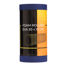 Масажний ролик (валік) Cornix EVA+ 300x150 мм, темно-синій, код: XR-0299