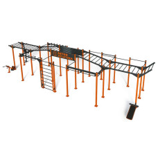 Спортивний комплекс InterAtletika Workout PRO Large-3 13350х4940х3047 мм, код: KF902.13-SM