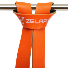 Гума петля для підтягувань та тренувань стрічка силова Zelart Power Loop 400г, помаранчевий, код: FI-5439-5