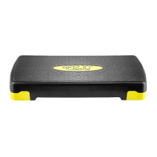 Степ-платформа 3-ступінчаста 4FIZJO 69 х 28 х 10-15-20 см Black/Yellow, код: P-5907739311436