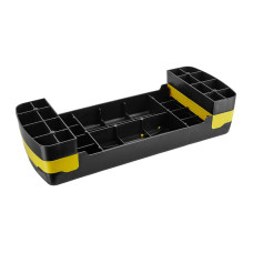Степ-платформа 3-ступінчаста 4FIZJO 69 х 28 х 10-15-20 см Black/Yellow, код: P-5907739311436