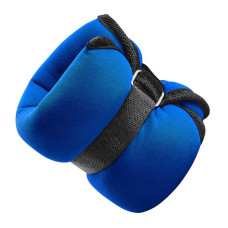 Обважнювачі-манжети для ніг та рук 4FIZJO 2x3 кг, Black/Blue, код: P-5907739311115