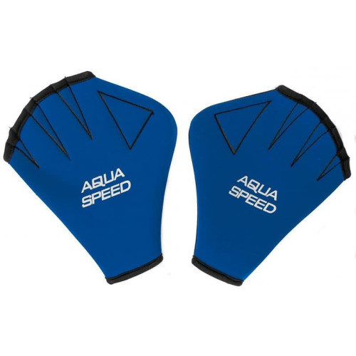 Рукавички для плавання Aqua SpeedNeopren Gloves XL (24х19см), синій, код: 5908217661807