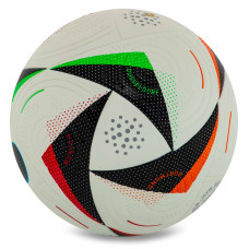 М"яч футбольний PlayGame №5, білий-чорний, код: FB-9824_WBK
