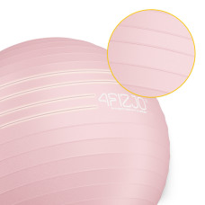 М"яч для фітнесу (фітбол) 4Fizjo 75 см Anti-Burst Pink, код: P-5907739317407