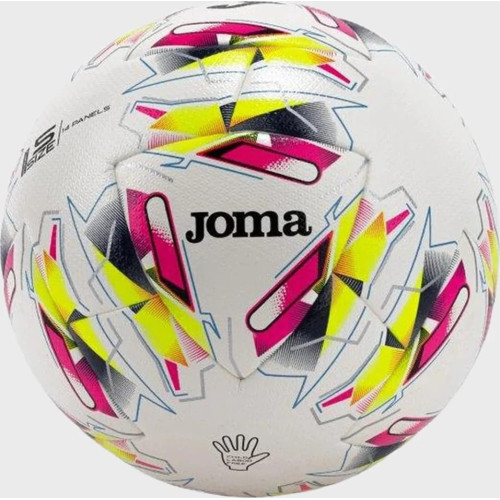 М'яч футбольний Joma Dinamic V 401952.205 №5, білий-жовтий-рожевий, код: 8447534447116