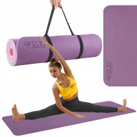 Килимок для йоги та фітнесу 4Fizjo TPE Violet/Pink, 1800x600x10 мм, код: P-5907739316967