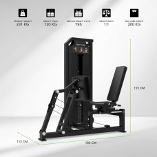 Жим ногами сидячі Tunturi Platinum V, код: 25PVS30000-S25