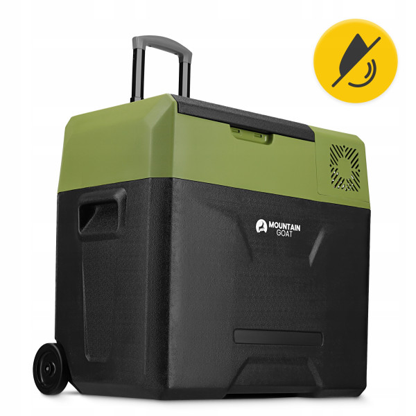 Холодильник туристичний компресорний Mountain Goat Xtreme 47.3 л електричний, переносний Black/Olive, код: P-5905973404891