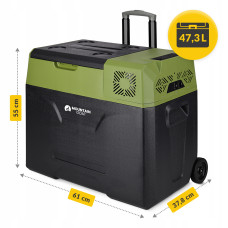 Холодильник туристичний компресорний Mountain Goat Xtreme 47.3 л електричний, переносний Black/Olive, код: P-5905973404891