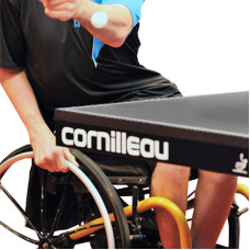 Стіл тенісний Cornilleau Competition 740 ITTF, сірий, код: 3222761176023-IN