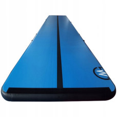 Надувний гімнастичний мат Master S-Pro 1000x200x20 см, синій-чорний, код: 8592833009869-IN